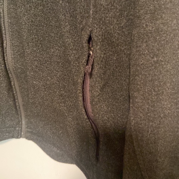 The North Face Charcoal Grey Fleece Zip Up Jacket - Picture 3 of 6